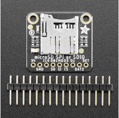 Adafruit Tarjeta Micro SD SPI o SDIO Breakout Board - ¡Sólo 3V! Adafruit 19040511 Adafruit