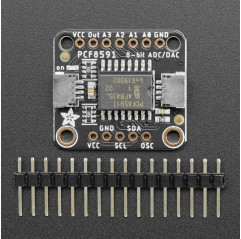 Adafruit PCF8591 ADC cuádruple de 8 bits + DAC de 8 bits - STEMMA QT / Qwiic Adafruit 19040516 Adafruit