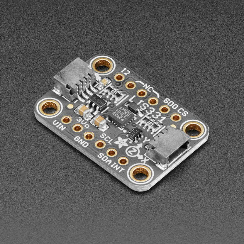 Adafruit LIS331 Acelerómetro de triple eje y amplio rango ±24g - STEMMA QT / Qwiic Adafruit 19040524 Adafruit