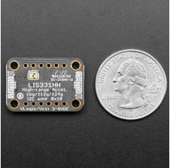 Adafruit LIS331 Acelerómetro de triple eje y amplio rango ±24g - STEMMA QT / Qwiic Adafruit 19040524 Adafruit