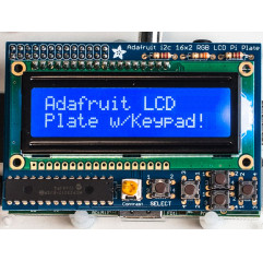 Adafruit Kit LCD+clavier 16x2 bleu&blanc pour Raspberry Pi Adafruit 19040529 Adafruit