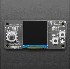 Adafruit Bonnet TFT couleur 1,3" pour Raspberry Pi - 240x240 TFT + Joystick Add-on Adafruit 19040533 Adafruit