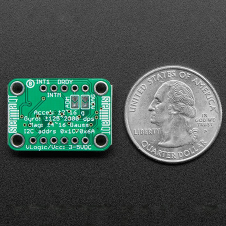 Adafruit LSM6DSOX + LIS3MDL - Precision 9 DoF IMU - STEMMA QT / Qwiic