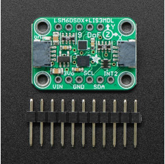 Adafruit LSM6DSOX + LIS3MDL - IMU de précision 9 DoF - STEMMA QT / Qwiic Adafruit 19040536 Adafruit