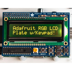 Adafruit Kit de teclado y LCD RGB 16x2 para Raspberry Pi - Positivo Adafruit 19040544 Adafruit