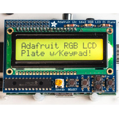 Adafruit Kit de teclado y LCD RGB 16x2 para Raspberry Pi - Positivo Adafruit 19040544 Adafruit