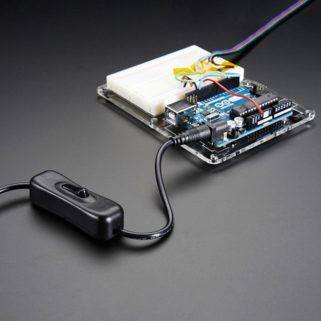 Interruptor de alimentación en línea para toma de barril de 2,1 mm