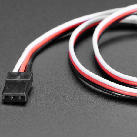 Cable de extensión del servo - 50cm / 19.5" de largo