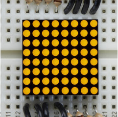 Miniatur 8x8 Gelbe LED-Matrix Adafruit 19040554 Adafruit