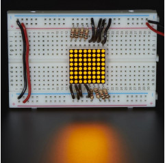 Matriz de LEDs amarillos 8x8 en miniatura Adafruit 19040554 Adafruit