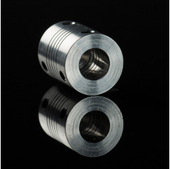 Aluminum Flex Shaft Coupler - 5mm to 10mm Adafruit 19040565 Adafruit