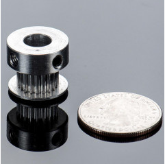 Polea de distribución GT2 de aluminio - Correa de 6mm - 20 dientes - 8mm de diámetro Adafruit 19040566 Adafruit