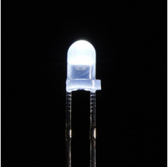Diffuse weiße 3mm LED (25er Pack) Adafruit 19040567 Adafruit