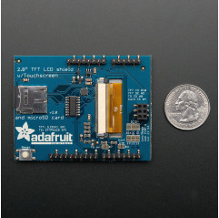 2.8" TFT Touch Shield für Arduino mit resistivem Touchscreen Adafruit 19040571 Adafruit