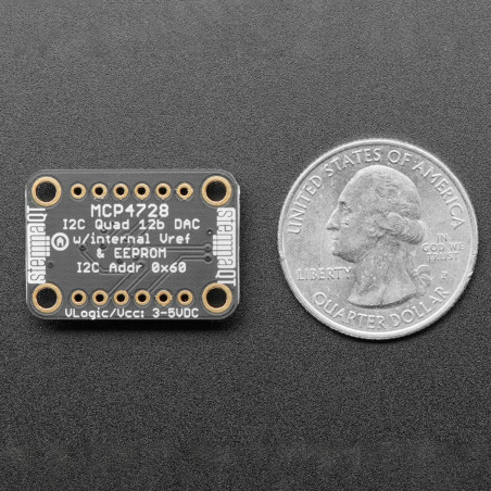 Adafruit MCP4728 Quad DAC avec EEPROM - STEMMA QT / Qwiic