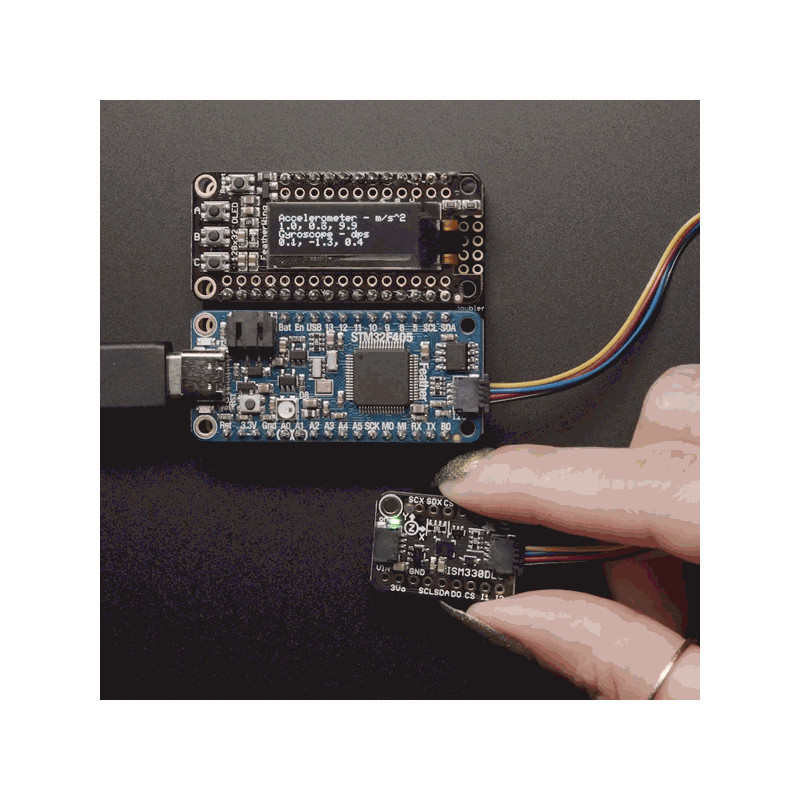 Adafruit ISM330DHCX - 6 DoF IMU - Accéléromètre et Gyroscope - STEMMA QT / Qwiic Adafruit 19040582 Adafruit