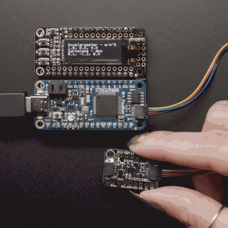 Adafruit ISM330DHCX - 6 DoF IMU - Acelerómetro y Giroscopio - STEMMA QT / Qwiic Adafruit 19040582 Adafruit