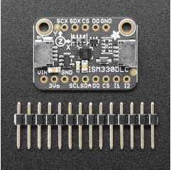 Adafruit ISM330DHCX - 6 DoF IMU - Accelerometer and Gyroscope - STEMMA QT / Qwiic Adafruit19040582 Adafruit