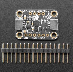 Adafruit LSM6DS33 + LIS3MDL - 9 DoF IMU con Accel / Gyro / Mag - STEMMA QT Qwiic Adafruit 19040588 Adafruit