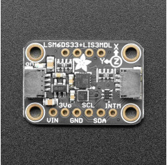 Adafruit LSM6DS33 + LIS3MDL - 9 DoF IMU con Accel / Gyro / Mag - STEMMA QT Qwiic Adafruit 19040588 Adafruit