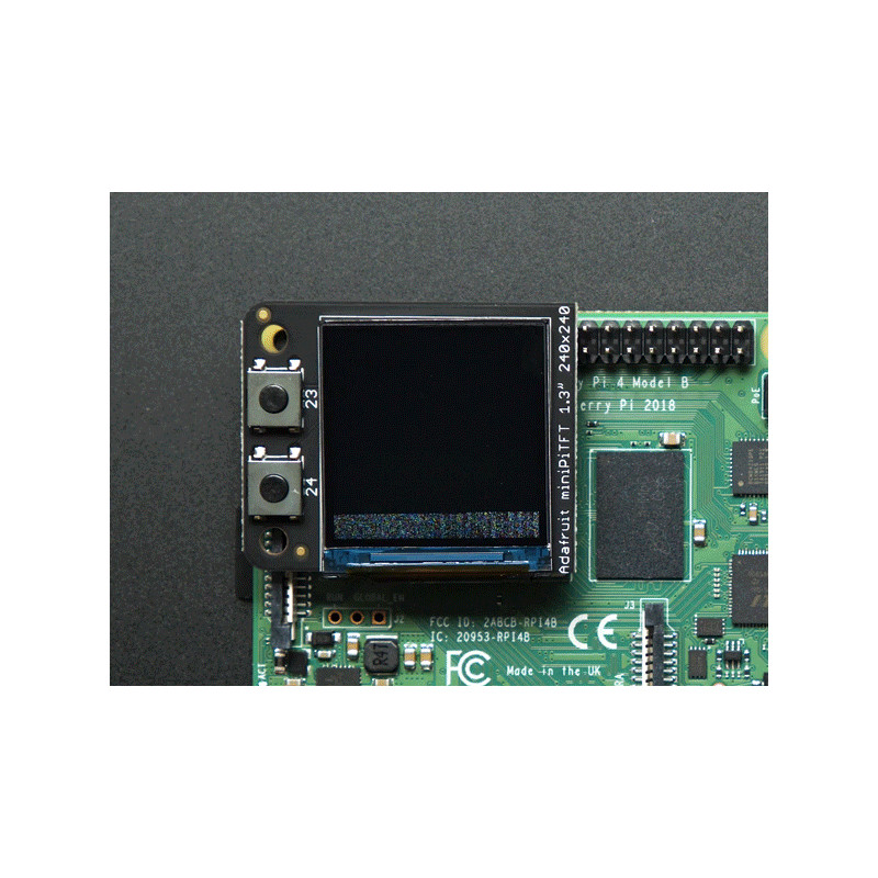 Adafruit Mini PiTFT 1.3" - 240x240 TFT Aufsatz für Raspberry Pi Adafruit 19040589 Adafruit