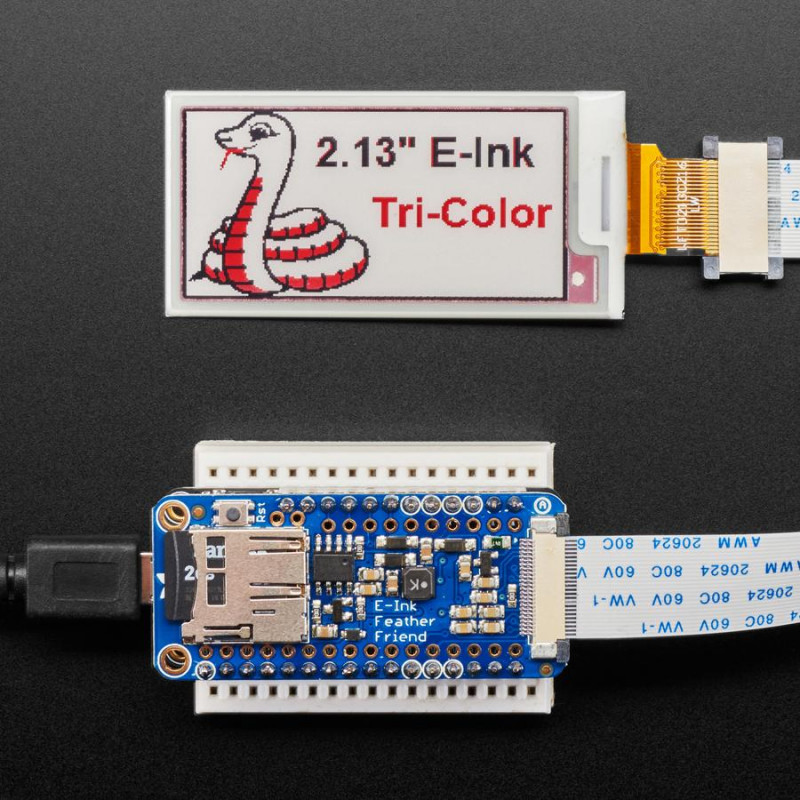 Adafruit eInk Feather Friend con SRAM de 32KB Adafruit 19040594 Adafruit