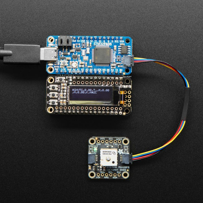 Adafruit Mini GPS PA1010D - UART and I2C - QT STEMMA Adafruit 19040603 Adafruit