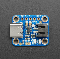 Adafruit Cargador Micro-Lipo para baterías LiPoly con conector USB tipo C Adafruit 19040605 Adafruit