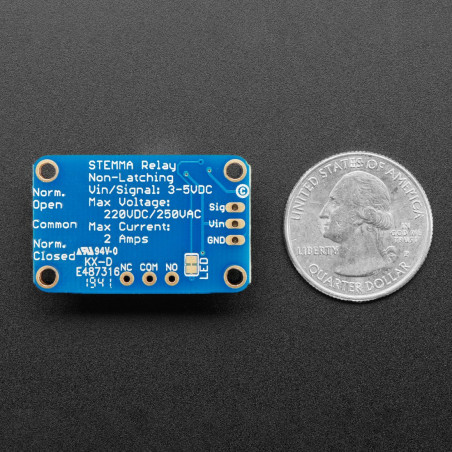 Adafruit Minirrelé sin enclavamiento STEMMA
