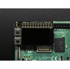 Adafruit Mini PiTFT - 135x240 Colour TFT Add-on for Raspberry Pi Adafruit 19040613 Adafruit