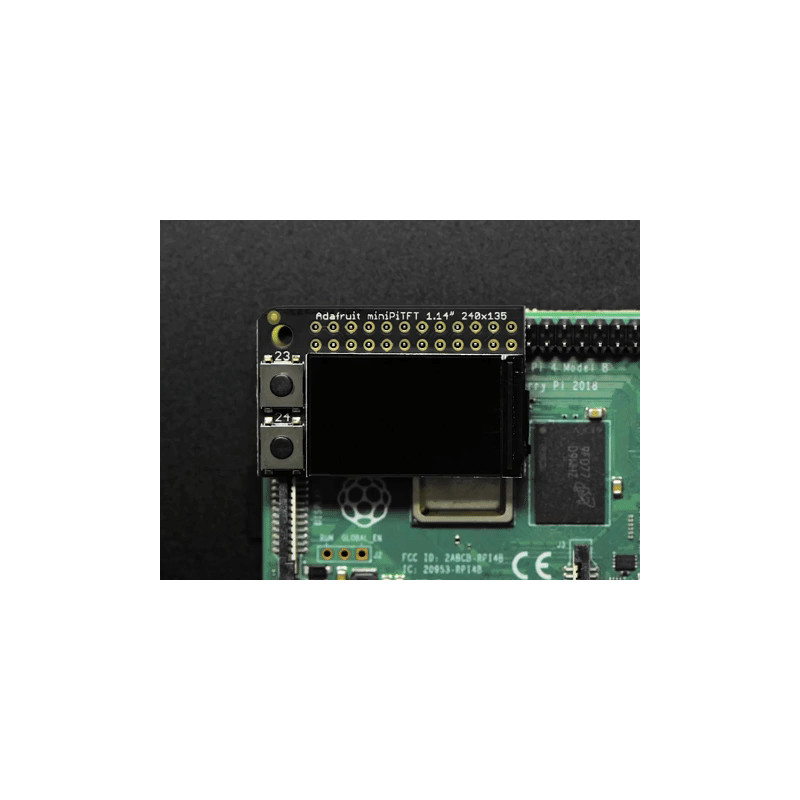 Adafruit Mini PiTFT - Complemento TFT en color de 135x240 para Raspberry Pi Adafruit 19040613 Adafruit