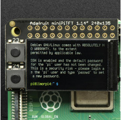 Adafruit Mini PiTFT - Complemento TFT en color de 135x240 para Raspberry Pi Adafruit 19040613 Adafruit