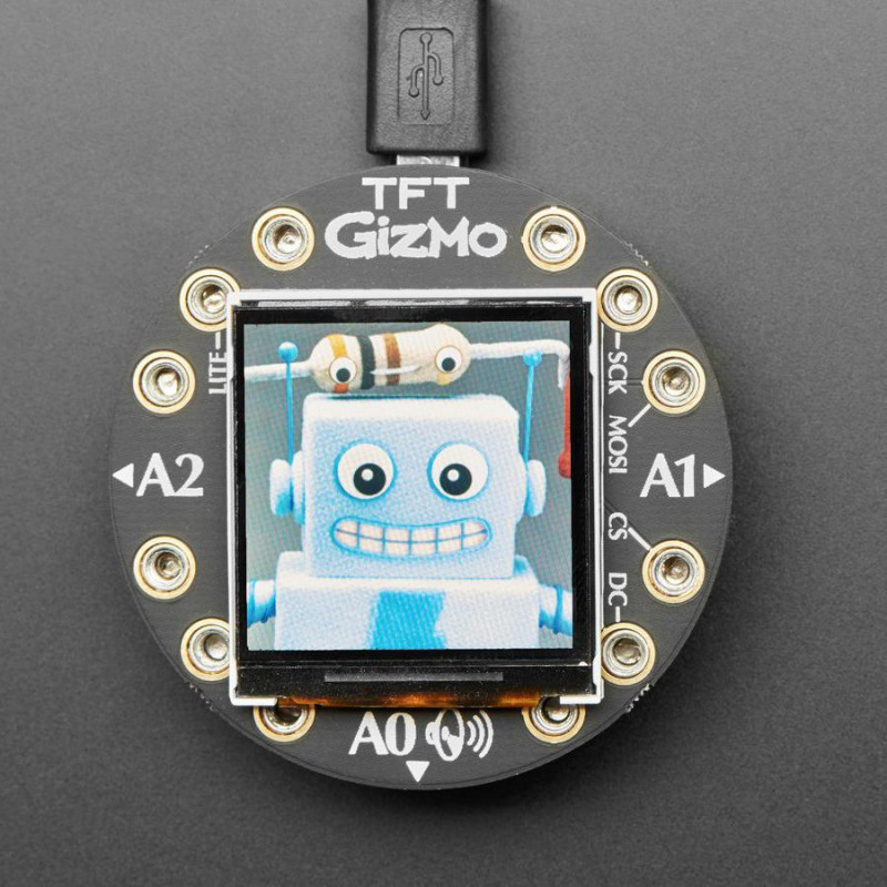 Circuit Playground TFT Gizmo - Display zum Anschrauben + Audio-Verstärker Adafruit 19040615 Adafruit