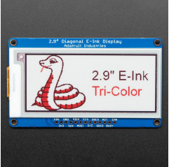 Adafruit 2.9" Rot/Schwarz/Weiß eInk Display Breakout - THINK INK Adafruit 19040619 Adafruit