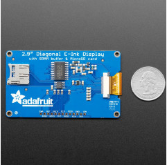 Adafruit 2.9" Red/Black/White eInk Display Breakout - THINK INK Adafruit 19040619 Adafruit