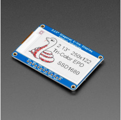 Adafruit 2.13" 250x122 Tri-Colour eInk / ePaper Display mit SRAM - SSD1680 Treiber Adafruit 19040635 Adafruit