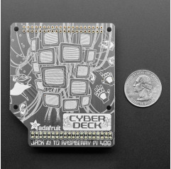 Adafruit CYBERDECK HAT para Raspberry Pi 400 Adafruit 19040636 Adafruit