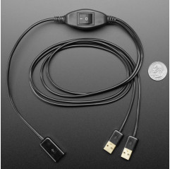 Cable de conmutación de host USB - Mini KVM mecánico Adafruit 19040638 Adafruit