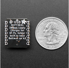 Adafruit LiIon oder LiPoly Ladegerät BFF Add-On für QT Py Adafruit 19040642 Adafruit