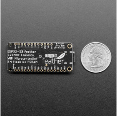 Adafruit ESP32-S3 Feather avec STEMMA QT / Qwiic - 8MB Flash No PSRAM Adafruit 19040647 Adafruit