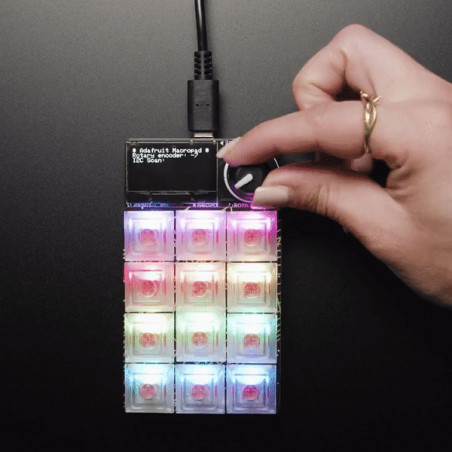 Adafruit MacroPad RP2040 Starter Kit - 3x4 Teclas + Codificador + OLED - ADABOX019 Essentials Adafruit 19040650 Adafruit