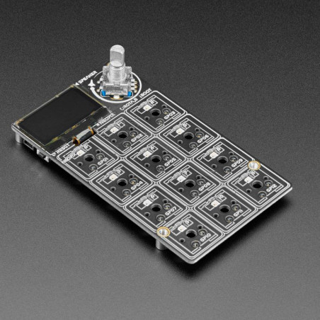 Adafruit MacroPad RP2040 Starter Kit - 3x4 Keys + Encoder + OLED - ADABOX019 Essentials