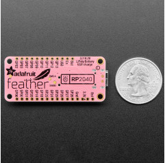 Adafruit Feather RP2040 - Pink Adafruit 19040651 Adafruit