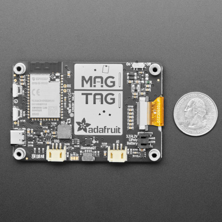 Adafruit MagTag - Écran WiFi E-Ink à échelle de gris de 2,9 pouces