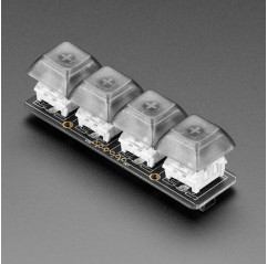 NeoKey 1x4 QT I2C - Cuatro interruptores mecánicos con NeoPixels - STEMMA QT / Qwiic Adafruit 19040664 Adafruit