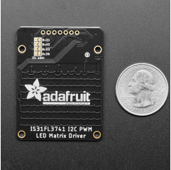 Adafruit IS31FL3741 13x9 PWM RGB LED Matrix Treiber - STEMMA QT / Qwiic Adafruit 19040675 Adafruit