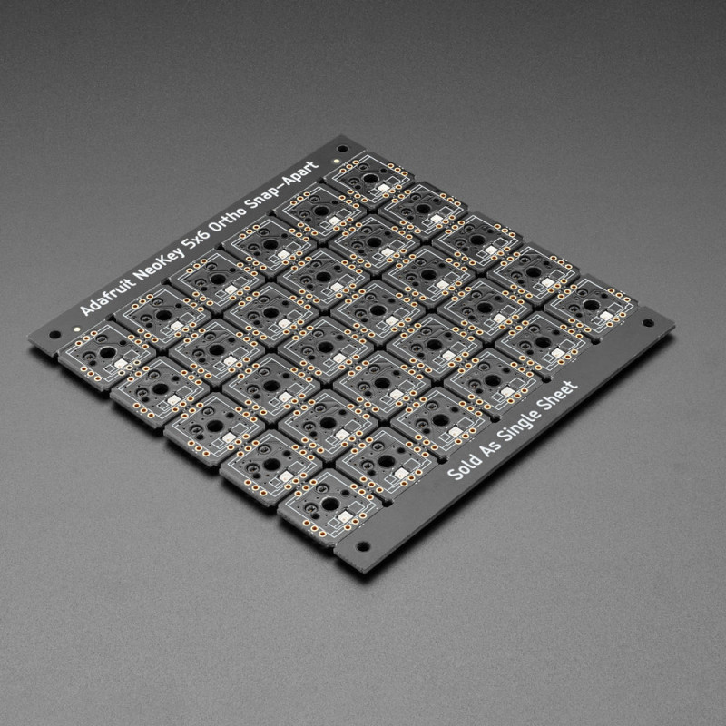 NeoKey 5x6 Ortho Snap-Apart mechanische Schlüsselschalter mit NeoPixel - für MX-kompatible Schalter Adafruit 19040677 Adafruit