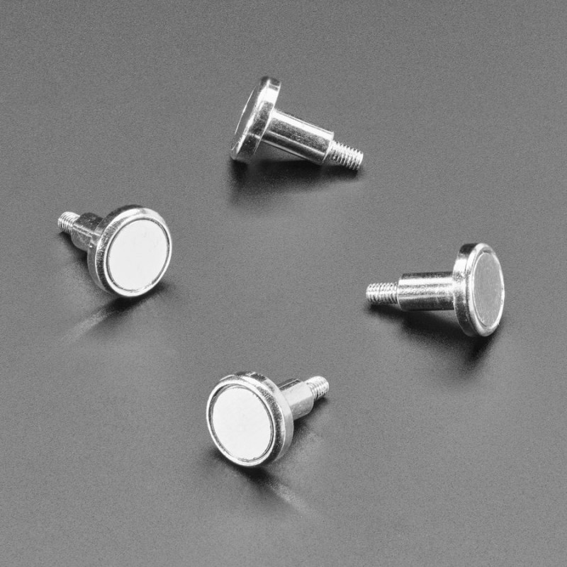 Mini Magnet Feet for RGB LED Matrices (Pack of 4) Adafruit19040686 Adafruit