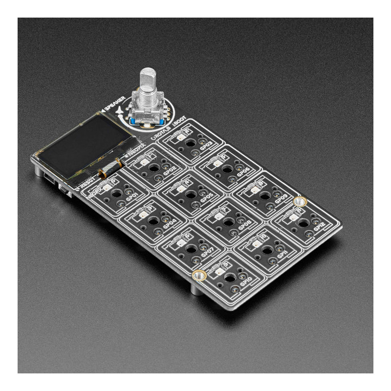 Adafruit MACROPAD RP2040 Bare Bones - 3x4 Keys + Encoder + OLED Adafruit 19040688 Adafruit