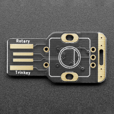 Adafruit Rotary Trinkey - Codificador rotativo USB NeoPixel
